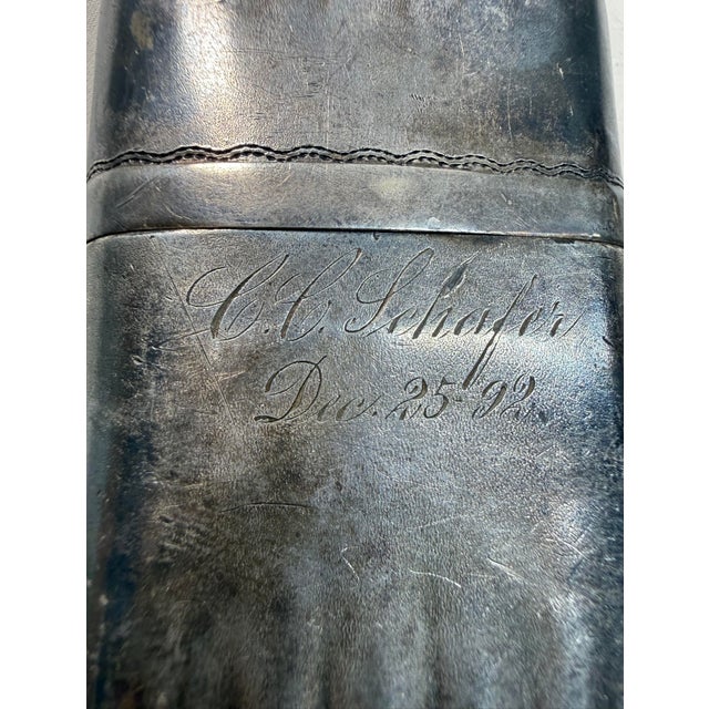 Up for sale is an exquisite antique 19th century silver-plated 2 piece cigarette/cigar case. This collectible item is...