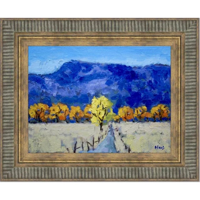 Nevada Cottonwoods, Modern Oil Painting Landscape For Sale - Image 4 of 5