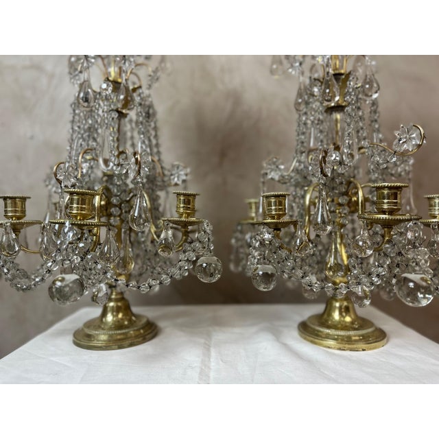 Antique Louis XVI Girandoles, 1890, Set of 2 For Sale - Image 9 of 18