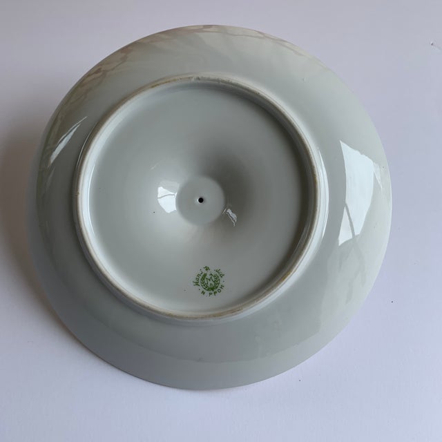 Art Deco Serving Dish, Flowers/Gold Gilt For Sale - Image 3 of 6