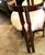 Interlude Burke Fur High Gloss Walnut Bar Counter Stool For Sale - Image 9 of 10