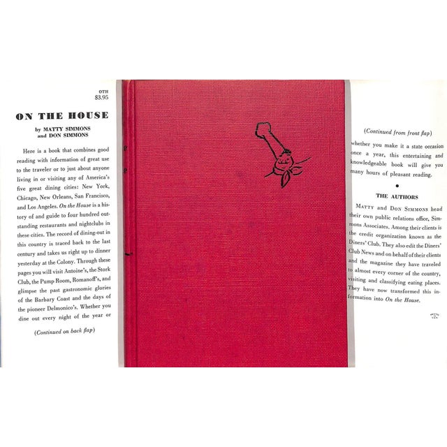 In New York, Chicago, New Orleans, San Francisco & Los Angeles SIMMONS, Matty & Don [259] pp. Coward-McCann, Inc. 1955 8...