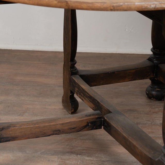 19th Century Swedish Pine Drop-Leaf Gate Leg Table For Sale - Image 15 of 17