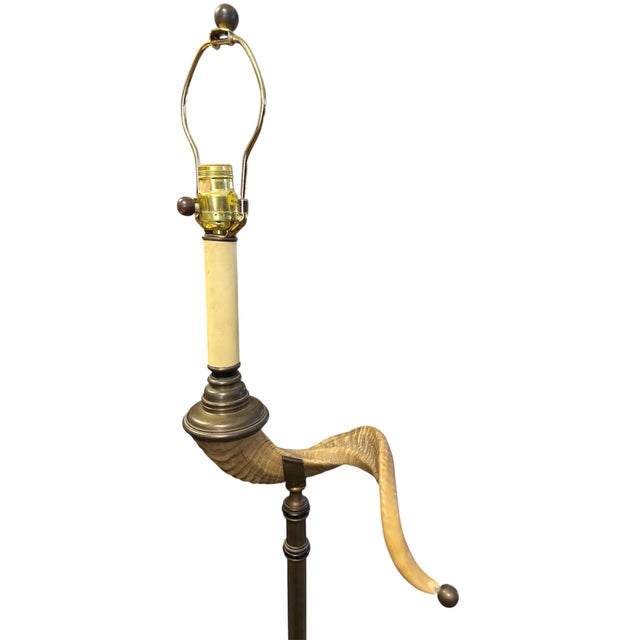 Rustic 1976 Vintage Chapman Rustic Antler Candlestick Style Floor Lamp For Sale - Image 3 of 12