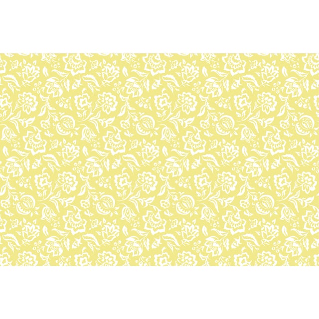 Hampton Court Lemon Grove Yellow Fabric by the Yard For Sale
