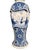Royal Blue Antique 1911 Royal Delft De Porceleyne Fles Lidded Vase With Panoramic Dutch Landscape For Sale - Image 8 of 9