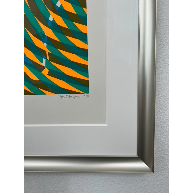 1970 Stanley William Hayter Aquarius Suite Set of 4 Framed Screenprints For Sale - Image 10 of 13
