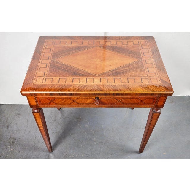 Petite, 19th Century Veneered Desk For Sale - Image 4 of 8