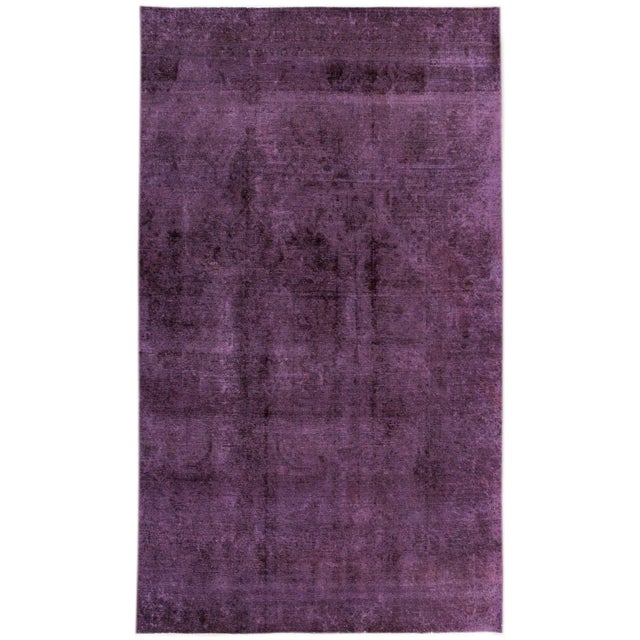 Vintage Overdye Rug For Sale In New York - Image 6 of 6