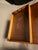 Vintage Campaign Style Mahogany Coffee Table With Removable Leather-Lined Trays & Brass Accents, Circa 1980 For Sale - Image 9 of 13