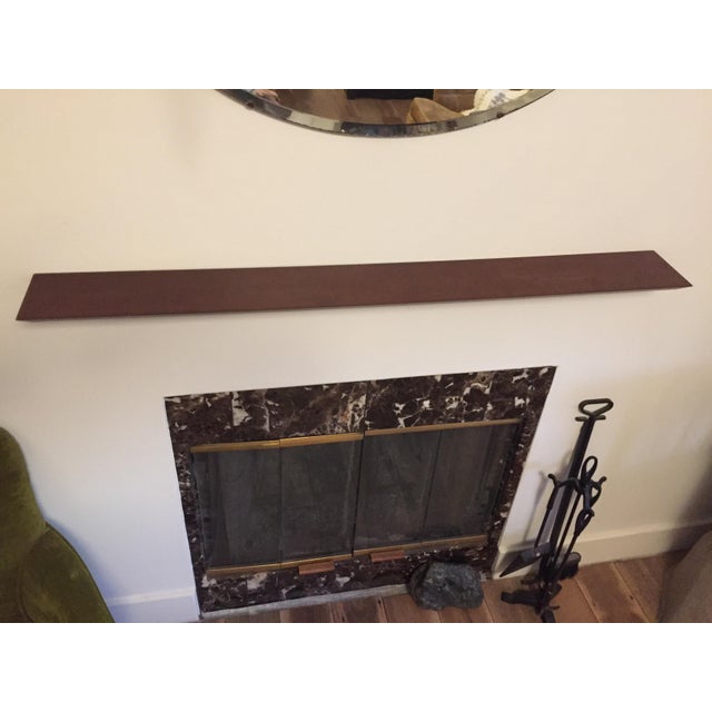 MidCentury Modern Mantel Wood Floating Wall Shelf Fireplace Mantle