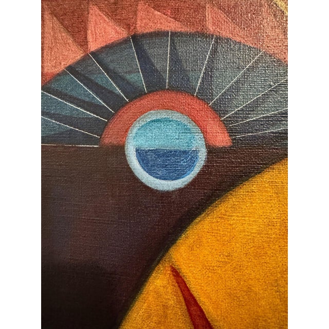 Margarete Bagshaw Original Painting (2012) – Native American Abstract For Sale In Boston - Image 6 of 7