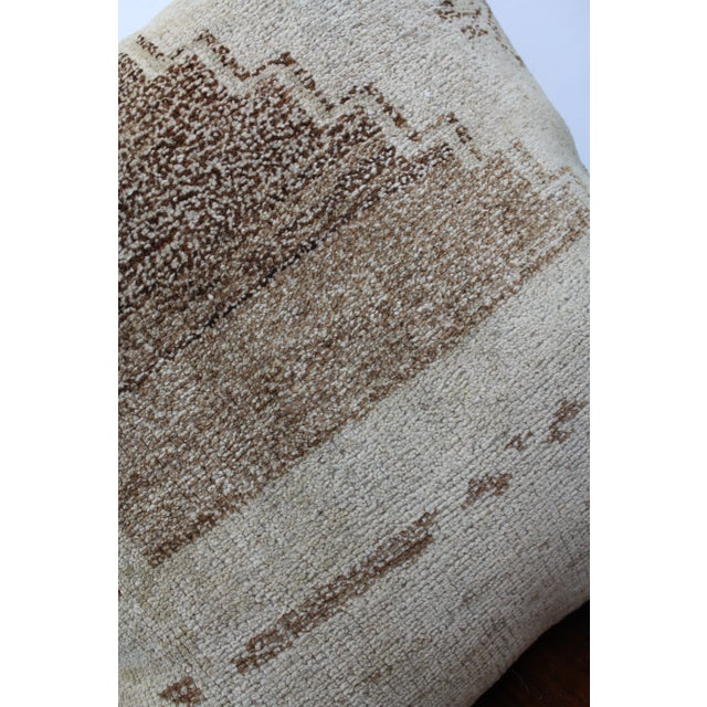 1960s Turkish Rug Decorative Pillow Cover - 20"x20" For Sale - Image 5 of 9