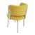 Set of Bauhaus Style Chairs in Yellow Cotton For Sale - Image 5 of 11