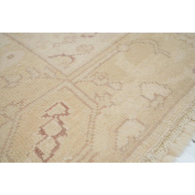 Early 21st Century Oushak Rug 4'1'' X 6'1'' For Sale - Image 5 of 9