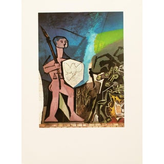 1971 After Pablo Picasso "War and Peace", Period Parisian Full-Color Print For Sale