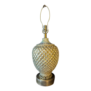 1940s Porcelain Pinecone Lamp