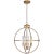 Lexie 30" Globe Lantern in Gilded Iron Designer: Chapman & Myers Canopy: 8" Round Mounting: Chain Shade Detail: No Option...