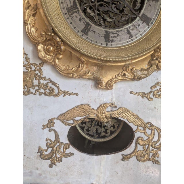 Amazing 17th century Parisian grandfather clock. It is truly a work of art. Totally carved and complete, restored last...