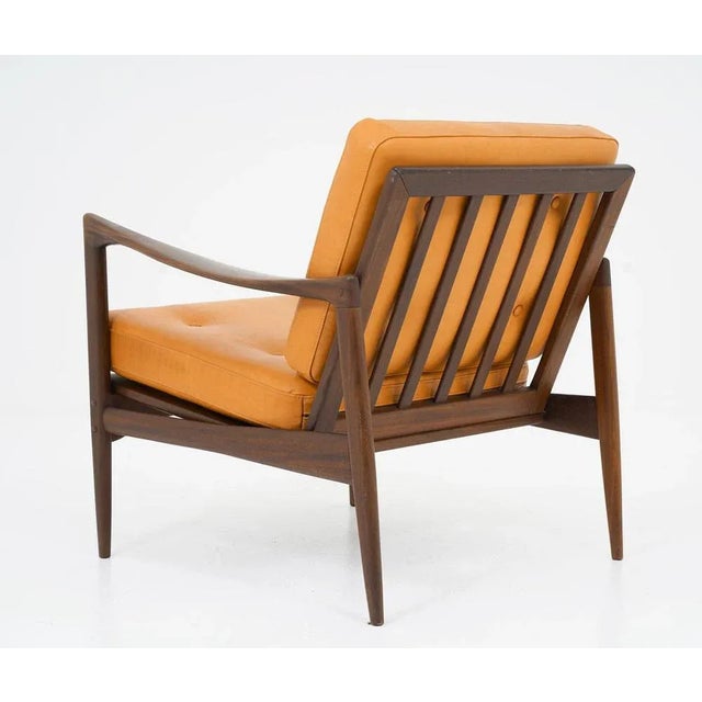 Set of Mid-Century Scandinavian Lounge Chairs Candidate attributed to Ib Kofod Larsen, 1960s For Sale - Image 4 of 9