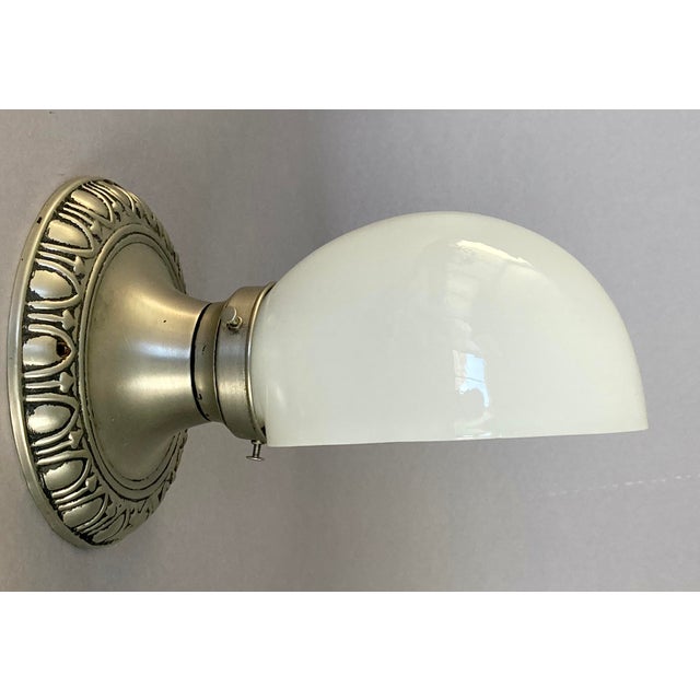 The back plate on this sconce is "one in a thousand" -- it's that rare. And you can see why, considering the design. It...