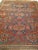 Textile Antique Caucasian Soumak Area Rug, Handwoven Wool, Allover Geometric Pattern, Red & Blue, 5x7 For Sale - Image 7 of 8