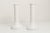 White Ceramic Candlesticks, 1970s, Set of 2 For Sale - Image 3 of 7