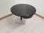 Black Lacquered Wooden Top Swivel Coffee Table with White Marble Base, Iron Stem and Storage, 1960s For Sale - Image 17 of 18