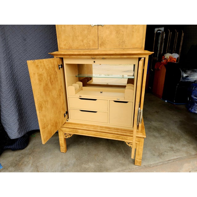 Henredon Henredon "Circa East" Wine & Bar Cabinet For Sale - Image 4 of 10