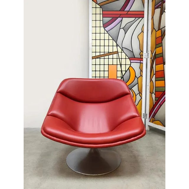 Artifort Vintage F557 Swivel Lounge Chair by Pierre Paulin for Artifort, 1960s For Sale - Image 4 of 9