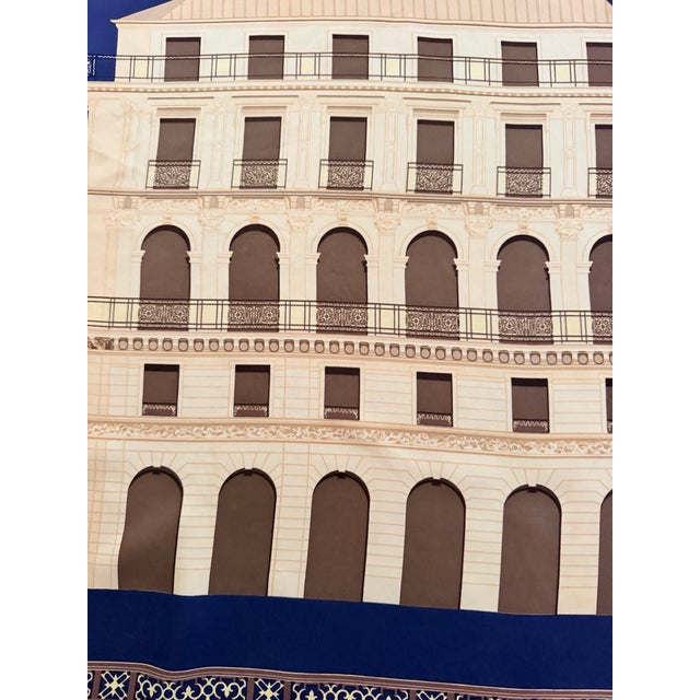 Hermès La Maison Dorée (Bnp) Silk Scarf 1976 Designed by Rybatchenko Vladimir For Sale In New York - Image 6 of 12