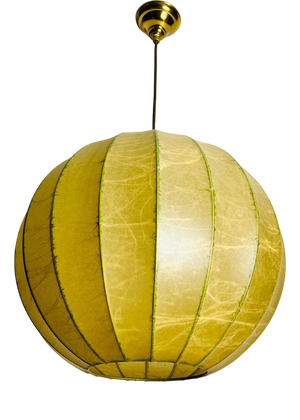 Mid-Century Round Cocoon Pendant Lamp by Achille Castiglioni, Italy, 1960s
