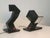 Vintage Zig Zag Table Lamps from Massive, Belgium, 1984, Set of 2, in Flawless conditions. Designed 1980 to 1989 This...