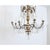 A spectacular and massive 18th century Genovese-style Italian chandelier decorated with transparent and jewel-tone...