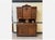 Wood Antique Art Nouveau Credenza in Walnut, 1910 For Sale - Image 7 of 9
