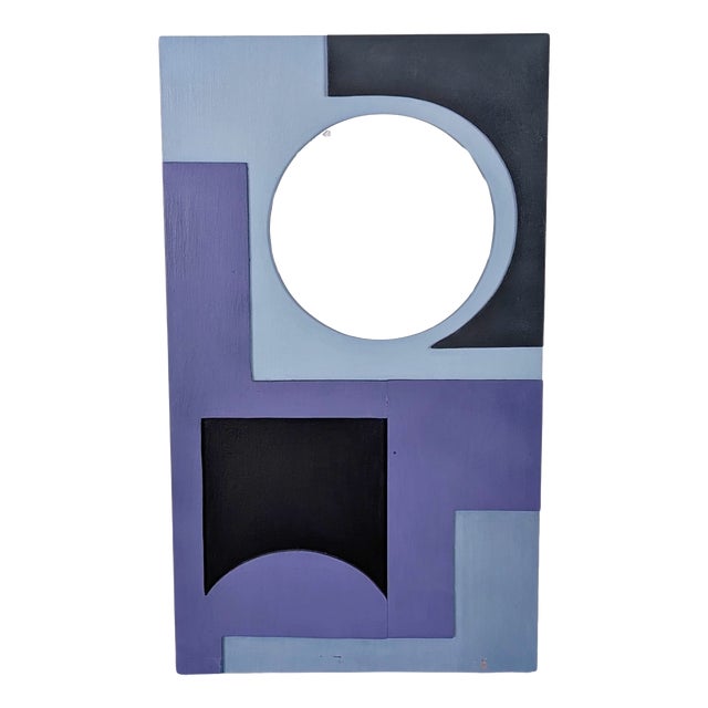 Charlotte Möck, Abstract Composition with Geometric Shapes, 1968, Framed For Sale