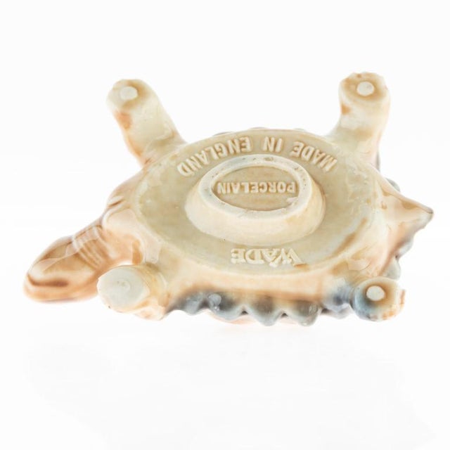 Hand-finished to perfection, mid century vintage wade glazed ceramic pottery turtle figure. An heirloom-worthy addition to...