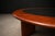 Round Coffee Table in Solid Hardwood & Black Leather, Brazilian Modern, 1970s For Sale In New York - Image 6 of 15