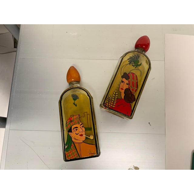 Vintage Hollywood Craftsmen Bar Decanters- Set of 2 For Sale - Image 10 of 11