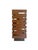 This vintage mid-century modern shadow box table lamp is constructed in the architectural style of Frank Lloyd Wright. It...