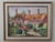 Vintage English Cotswolds Cottage Impressionist Painting Framed For Sale - Image 12 of 13