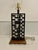 Wood Mid Century Mahogany Abacus Lamp For Sale - Image 7 of 12