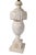 Off-white Mid 20th Century Neo Classical Carved Marble Table Lamps - a Pair For Sale - Image 8 of 18