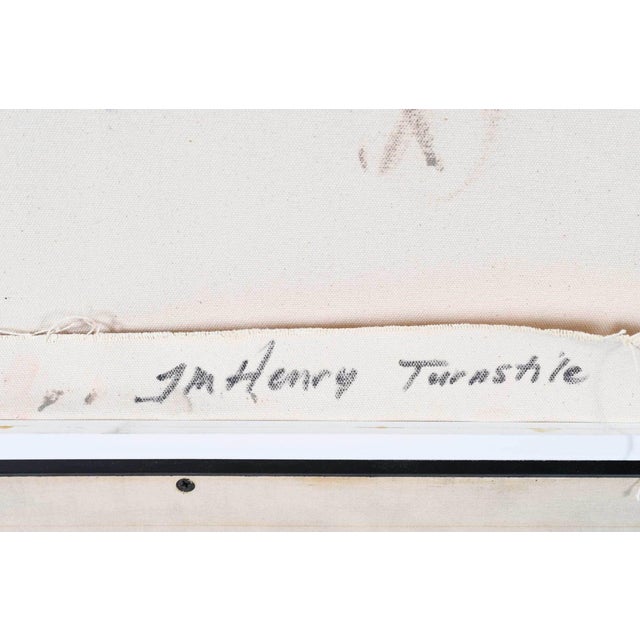 (American/North Carolina, born 1959) Turnstile, signed verso canvas "JM Henry" and titled, oil and enamel over acrylic on...