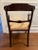 Mid-Century Modern Vintage Mahogany Upholstered Bow Chair For Sale - Image 3 of 8