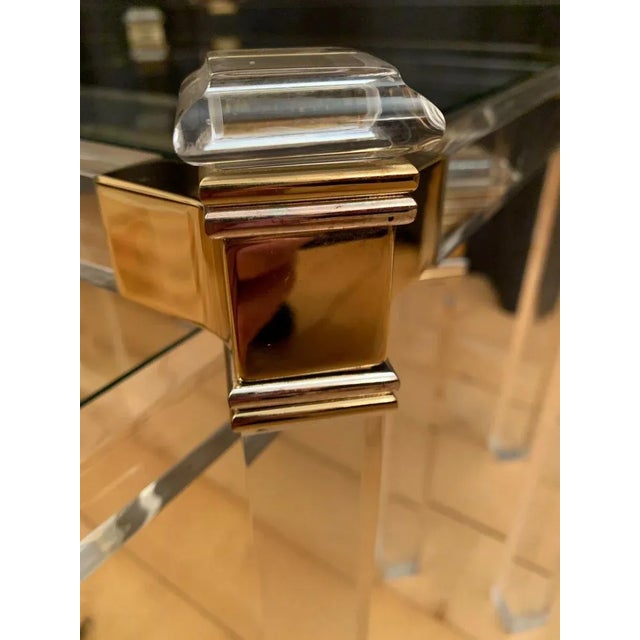 Gold Side Tables from Orsenigo, 1970s, Set of 3 For Sale - Image 8 of 16