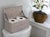 Artifacts White Wash Rattan Rectangular Double Tissue Roll Box With Lid For Sale - Image 4 of 5