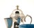 Litolff Blue Porcelain Mug and Elkington & Co Silver Plated Coffee Service, 2010s, Set of 4 For Sale - Image 9 of 16