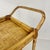 Wood Mid-Century Modern Bamboo Serving Bar Cart, Italy, 1970s For Sale - Image 7 of 8