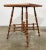 Late 19th Century Antique Ornate Oak Wood Stick and Ball Accent Table For Sale - Image 5 of 8